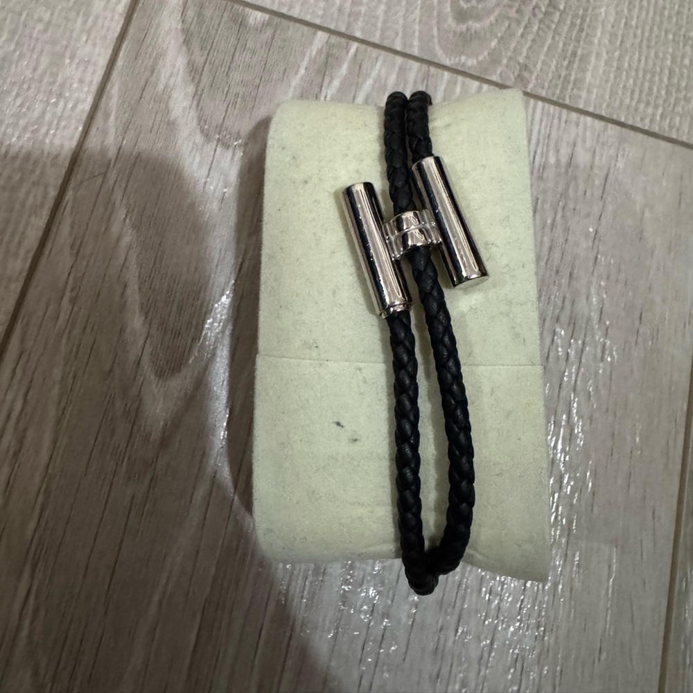 Hermes Double Leather Bracelet